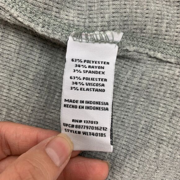 Wildfox Haley Sweater Womens XL Grey V Neck Raglan Brushed Waffle Knit Pullover - Picture 9 of 11